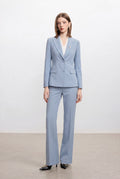 The Serene Skyline Modern Power Suit