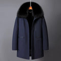 Canada Fashion Winter Jacket for Men Down Coat Parka Men's White Goose Down Jacket Long Padding Detachable Down Inner Liner H819