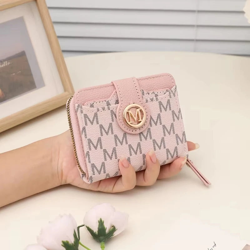 Women's Wallet for Multiple Card Slots, Cash Pocket, Retro Style Mini Purse, Minimalist Charm, Travel Accessory, Daily