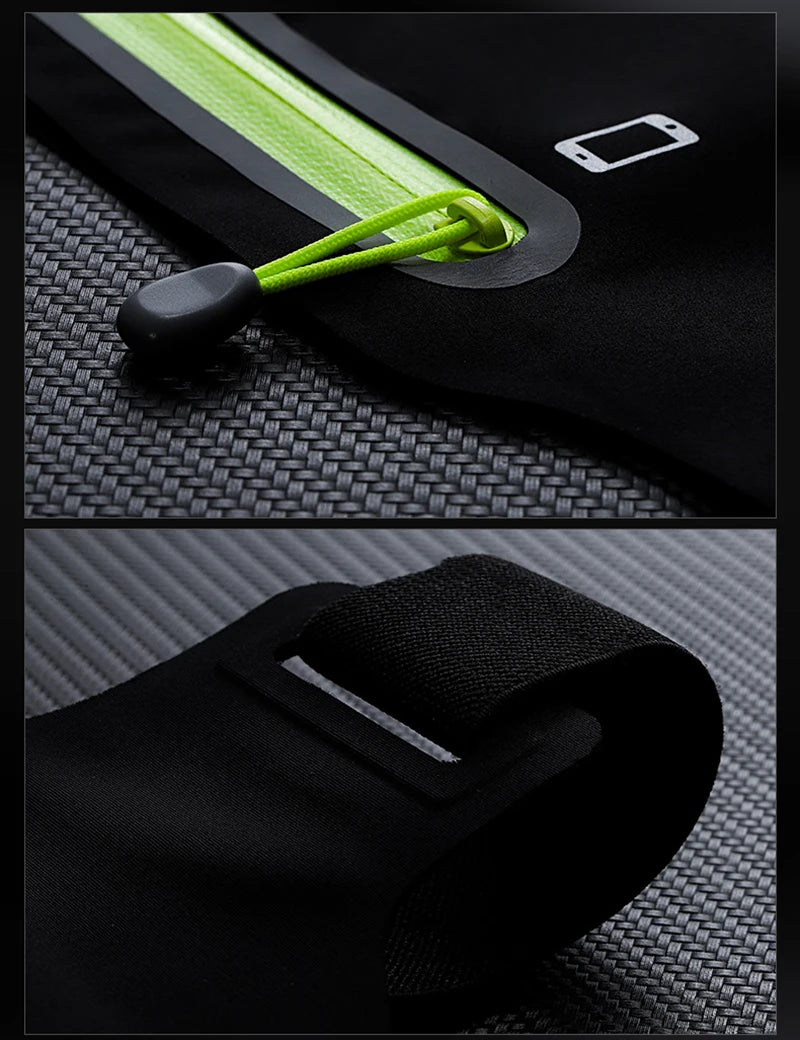 Running Belt Waist Bag Sports Fanny Pack Women Men Waterproof Gym Phone Pouch Banana Bags Run Accessories