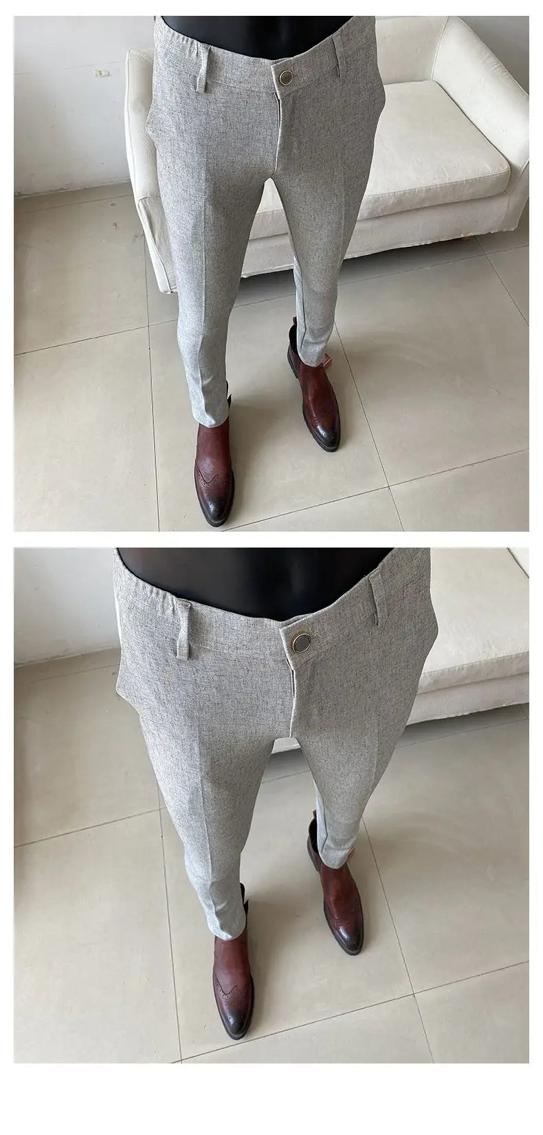 Men Suit Pants Formal Trousers Stretch Slim Pantalone Hombre Calça Masculina Solid Color Casual Dress Pants Fashion Men Clothing