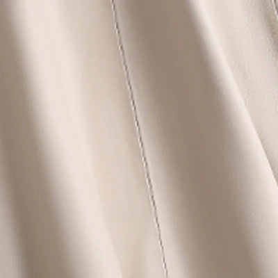 Genuine Leather Skirts For Women 2025 Europe Street Top Layer Sheepskin Pleated Faldas Mujer Long Umbrella Super Large Hem Jupe