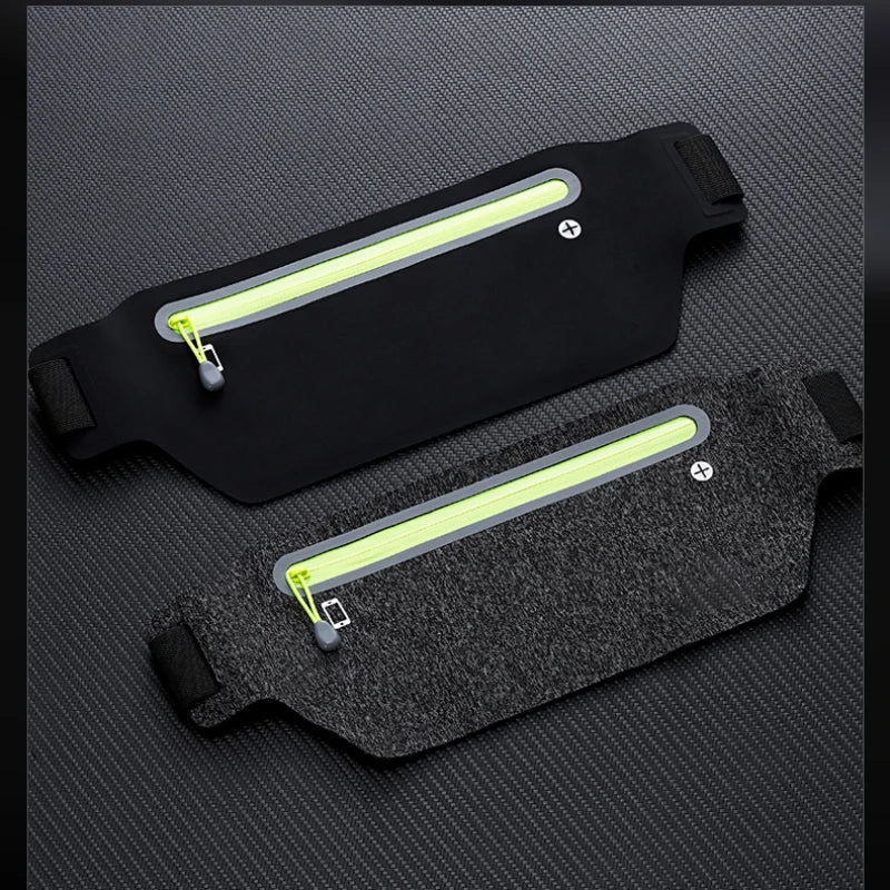 Running Belt Waist Bag Sports Fanny Pack Women Men Waterproof Gym Phone Pouch Banana Bags Run Accessories