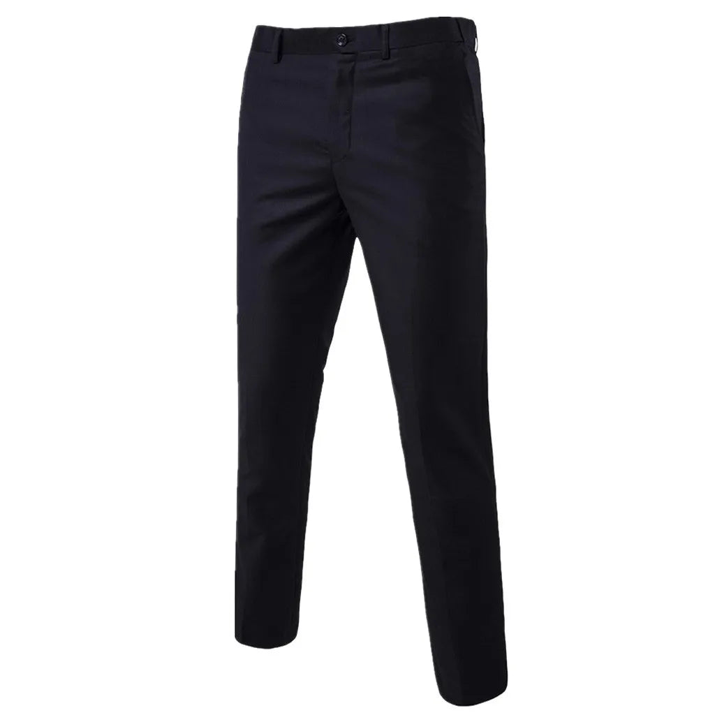Men Suits Blazers 3 Pieces 2 Sets Elegant  Wedding Business Vest Pants Blue Coats 2022 Formal Jackets Korean
