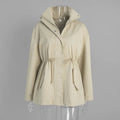 Tossy Stand Collar Lace-Up Trench Jacket Fashion Female Autumn 2025 Commute Long Sleeves Casual Women's High Waist Trench Coat