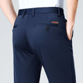 Men's Stretch Suit Pants Business Casual Dress Pants Wrinkle Resistant 4-Way Stretch Golf Casual Pants Spring Summer Blue Black