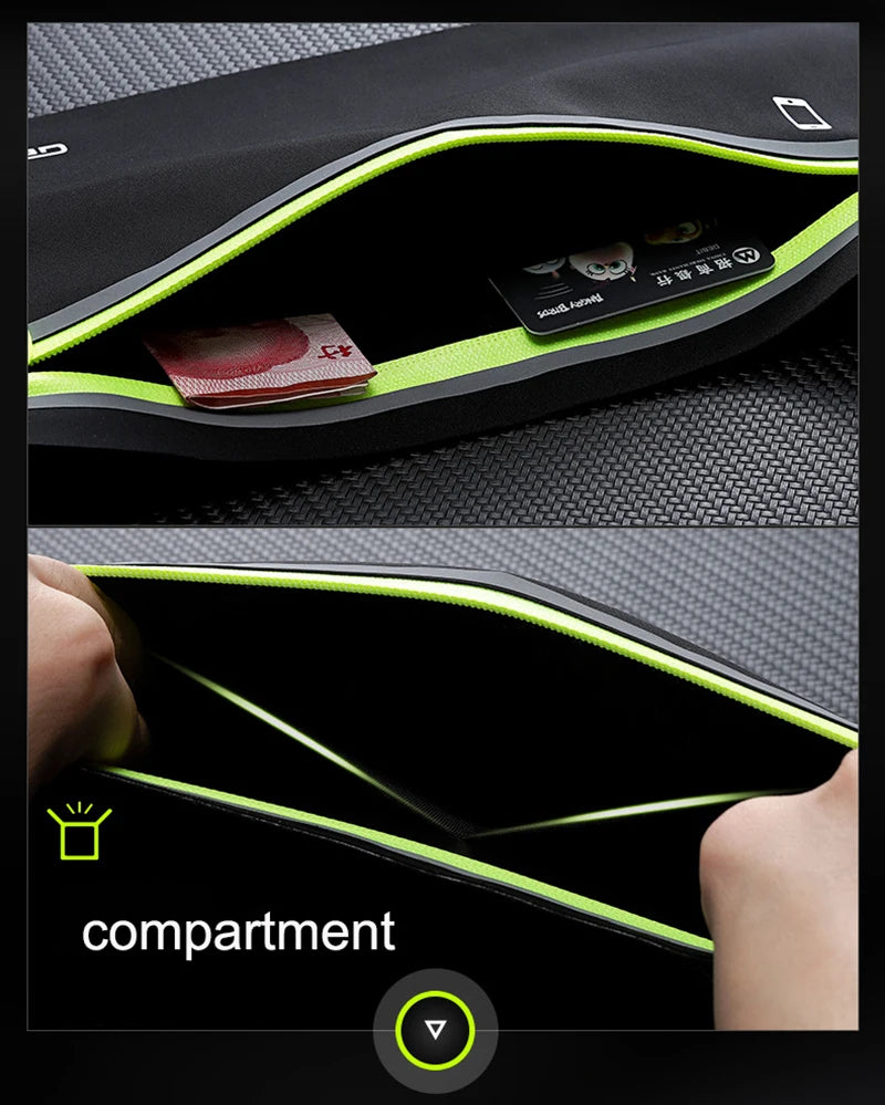 Running Belt Waist Bag Sports Fanny Pack Women Men Waterproof Gym Phone Pouch Banana Bags Run Accessories