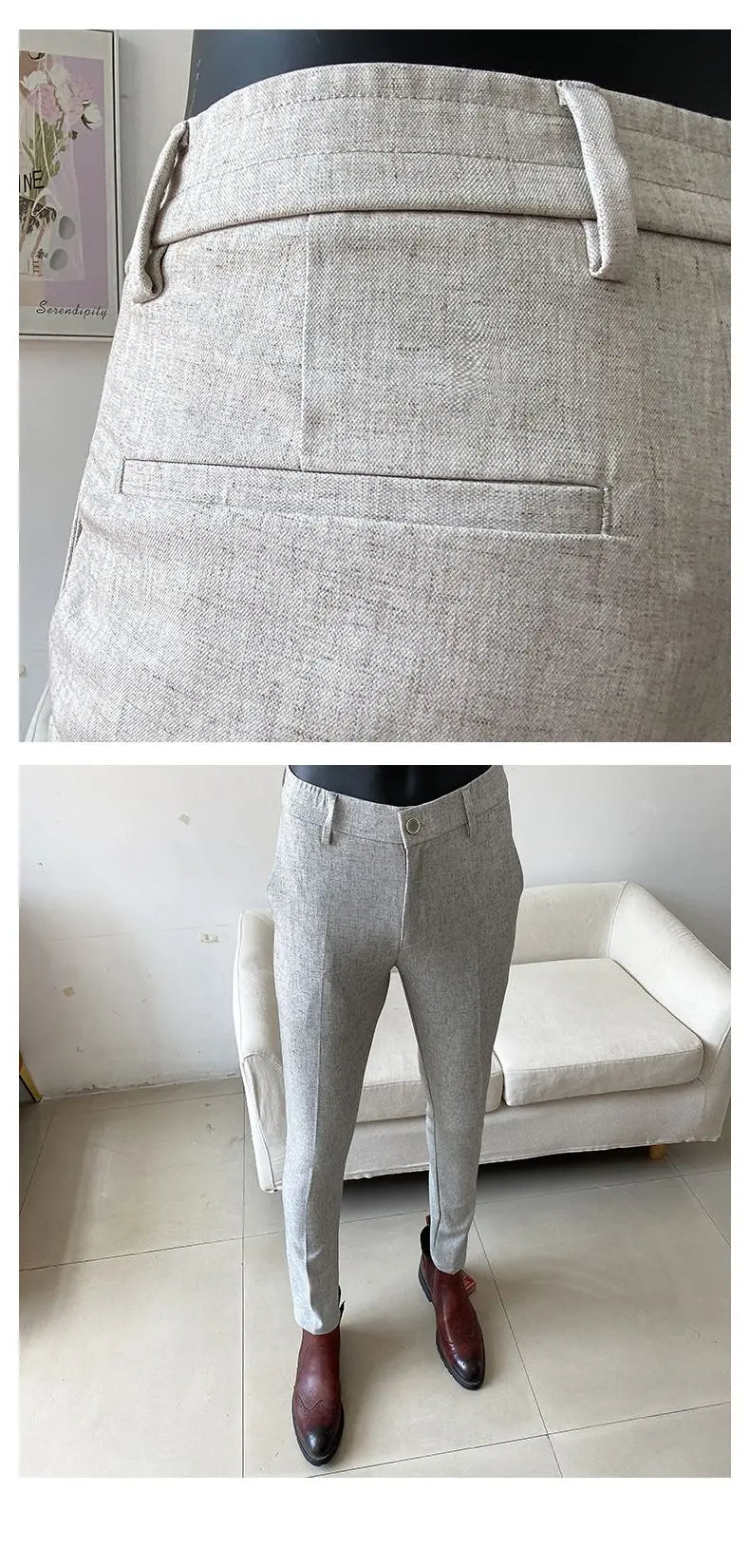 Men Suit Pants Formal Trousers Stretch Slim Pantalone Hombre Calça Masculina Solid Color Casual Dress Pants Fashion Men Clothing