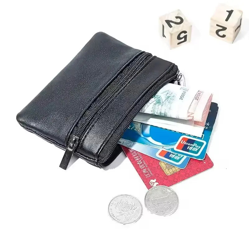Women Men Coin Purse Men Small Bag Wallet Change Purses Zipper Money Bags Children Mini Wallets Leather Key Holder Carteira