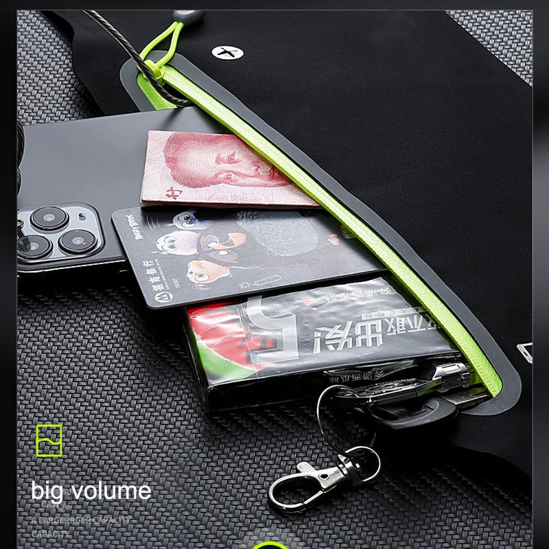 Running Belt Waist Bag Sports Fanny Pack Women Men Waterproof Gym Phone Pouch Banana Bags Run Accessories