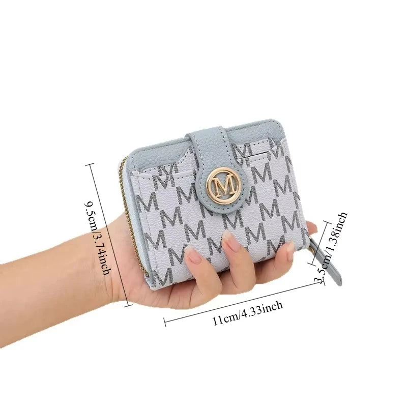 Women's Wallet for Multiple Card Slots, Cash Pocket, Retro Style Mini Purse, Minimalist Charm, Travel Accessory, Daily